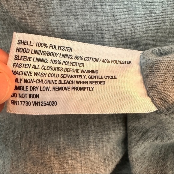 Women’s plus size jacket lightweight polka dot navy blue white size 3X pockets - Picture 9 of 9